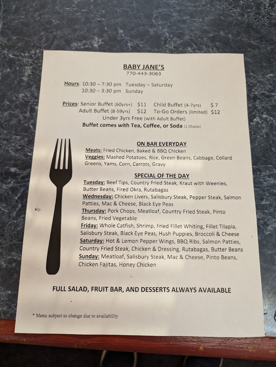 Menu Photo 1