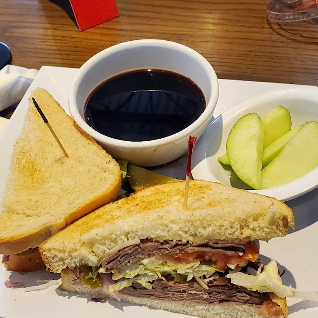 French Dip Grilled Cheese