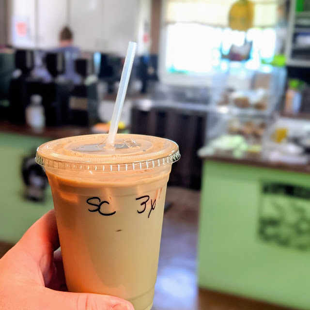 Salted Caramel Iced Latte