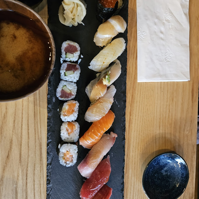 Variety Sushi and Maki Rolls
