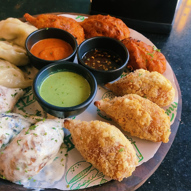 Veg Momos Platter