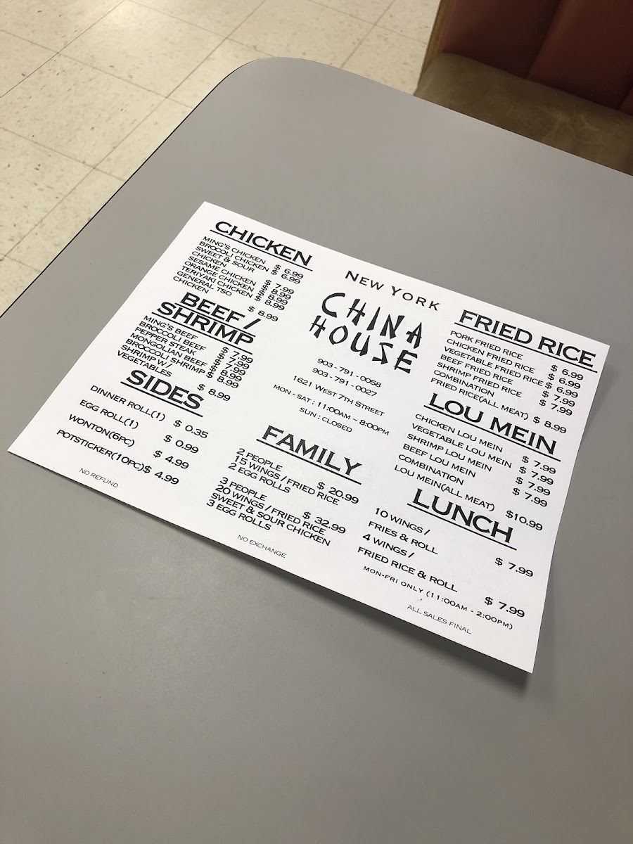 Menu Photo 0