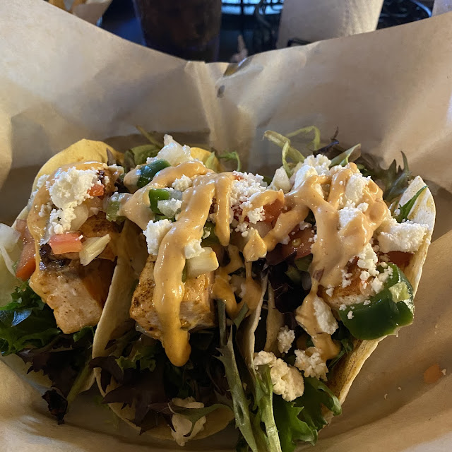 Fried Chicken Street Corn Tacos