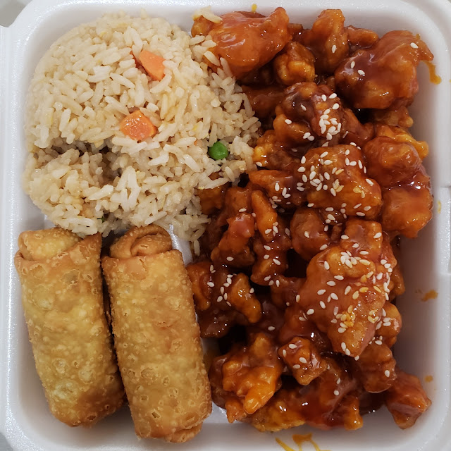 Sesame Chicken w Fried Rice
