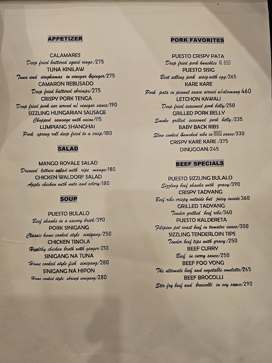 Menu Photo 1