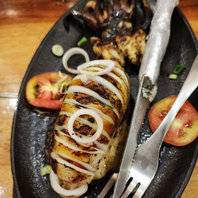 Sizzling Grilled Squid