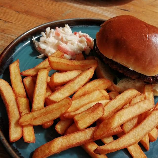 Burger and Fries