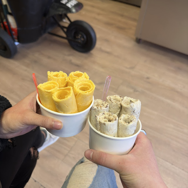 Mango and Kinder Bueno
