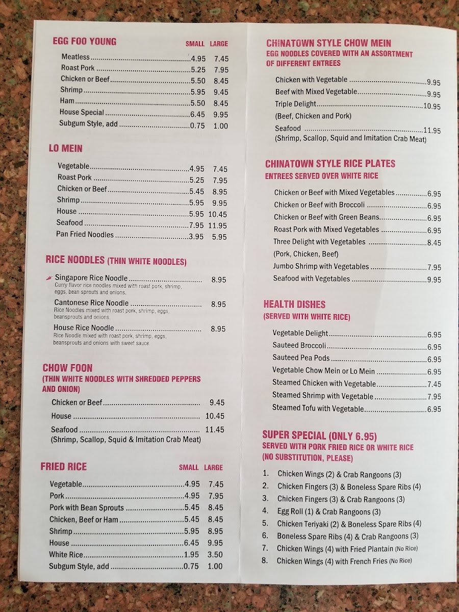 Menu Photo 0