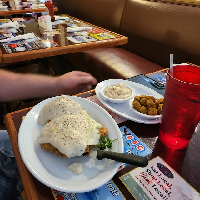 Country Fried Steak with Mashed Potatoes and Gravy