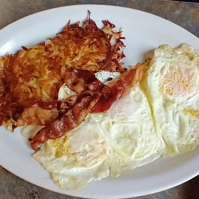 Hash Browns and Toast