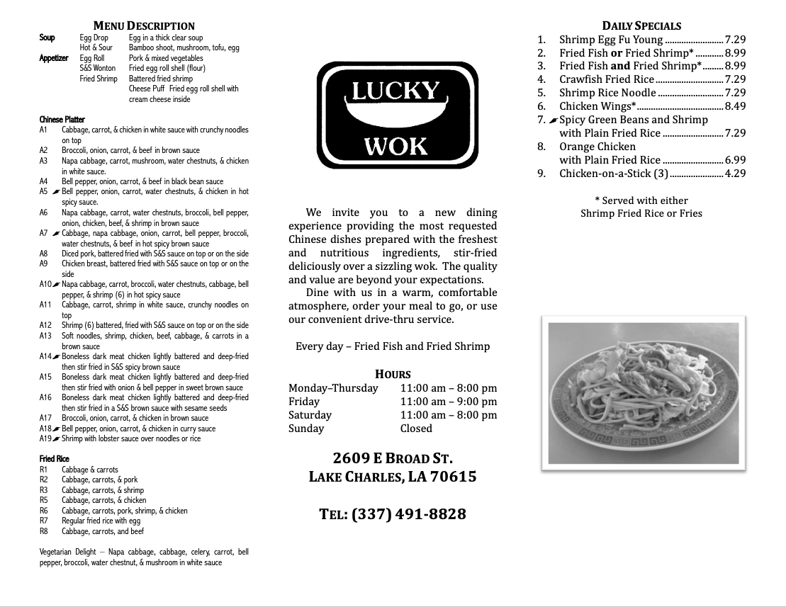 Lucky Wok Lake Charles - Photo 3