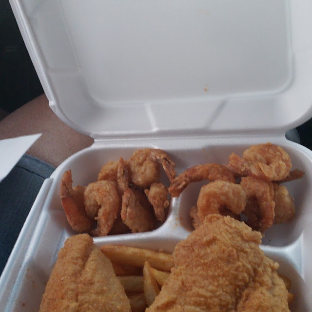 Fried Fish & Shrimp with Fries