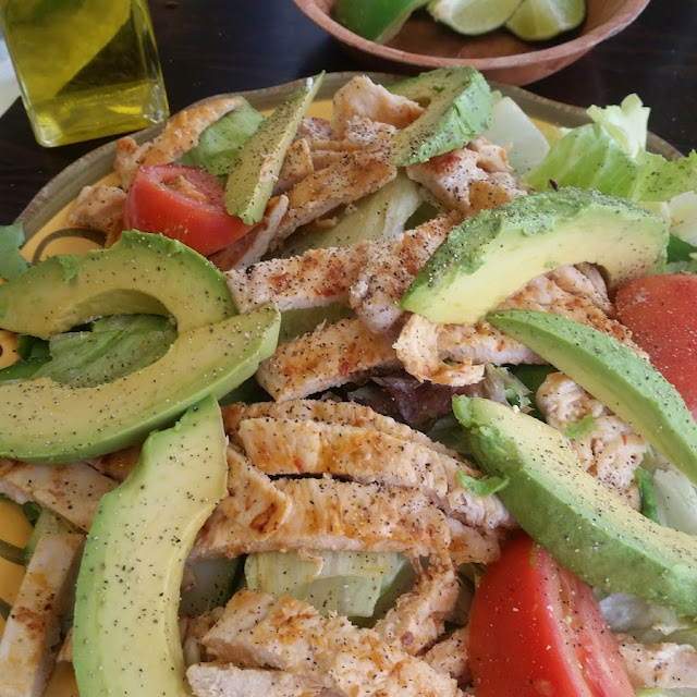 Grilled Chicken Salad with Avocado