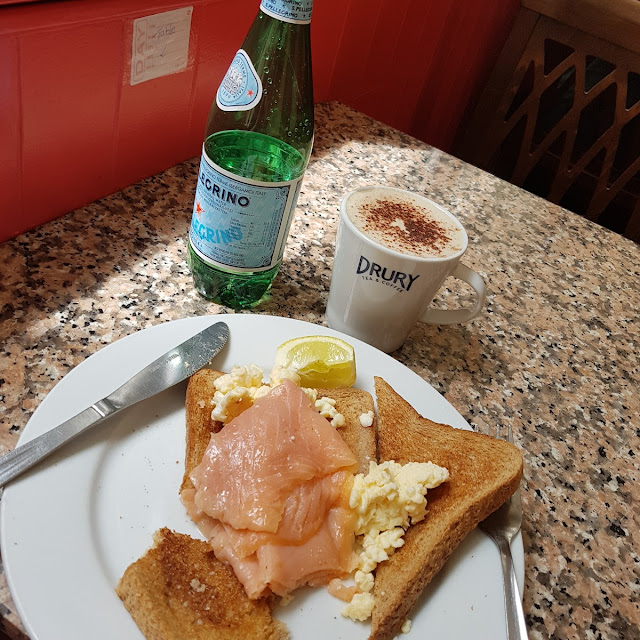 English Breakfast Salmon and Scrambled Egg on Toast Me Fav Brekkie