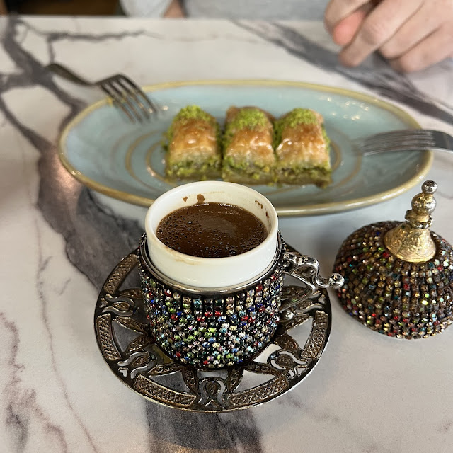 Baklava and Turkish Coffee