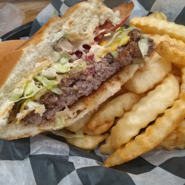 Bacon Cheeseburger with Fries