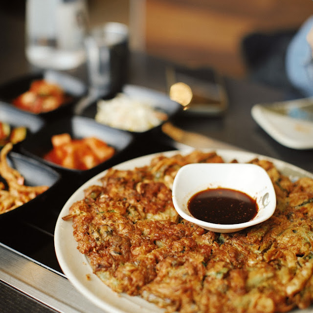 Korean Pancake with Seafood