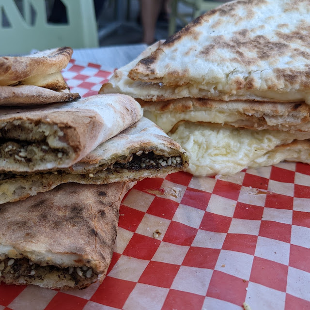 Zaatar and Cheese Manouche