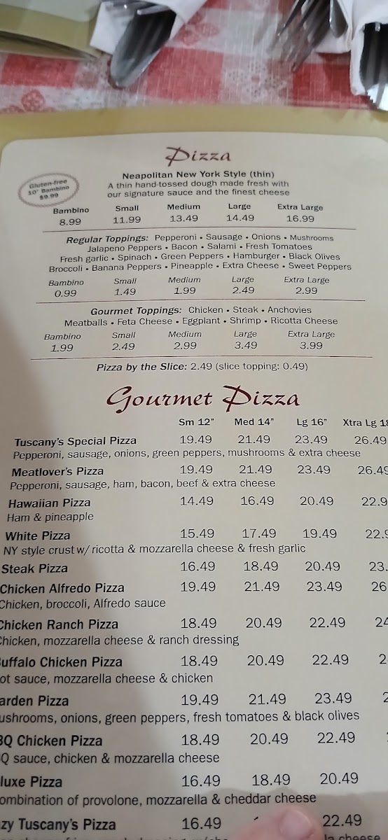 Tuscany's Pizzeria - Photo 6