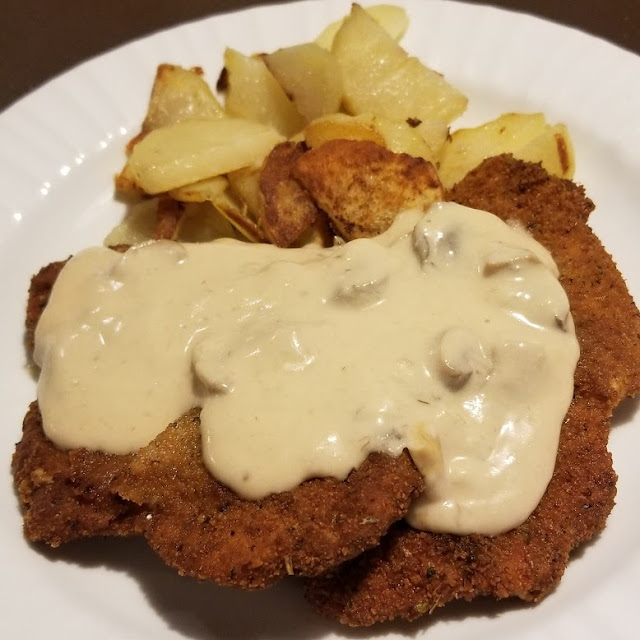 Jager Schnitzel with Mushroom Sauce