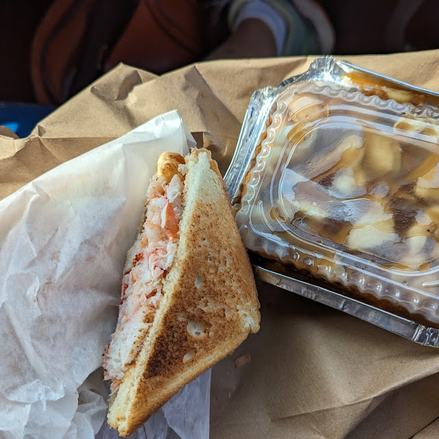 Lobster Sandwich and Poutine to Go