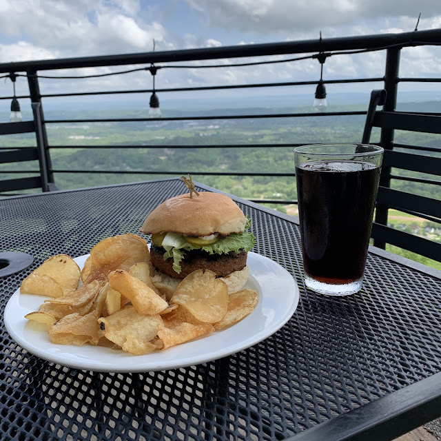Veggie Burgers with Chips
