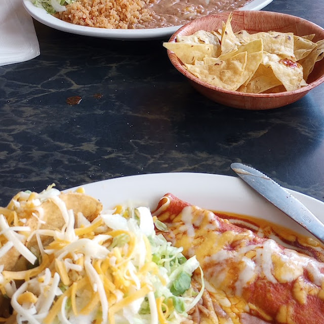 Cheese Enchilada Beef Tamale and Ground Beef Taco