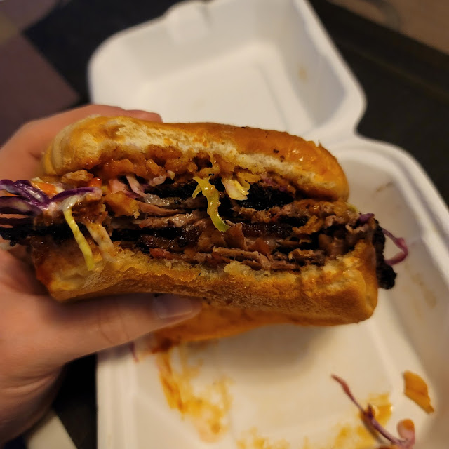 Smoked Asian Sandwich with a Choice of 1 Side