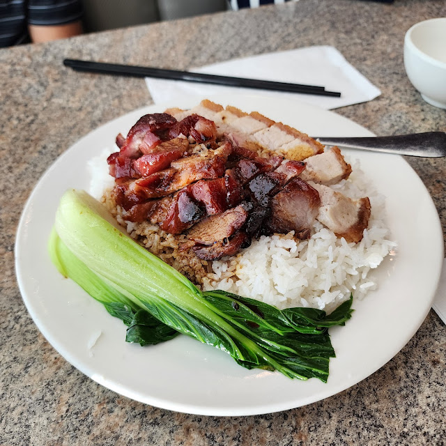BBQ Pork and Roast Pork on Rice