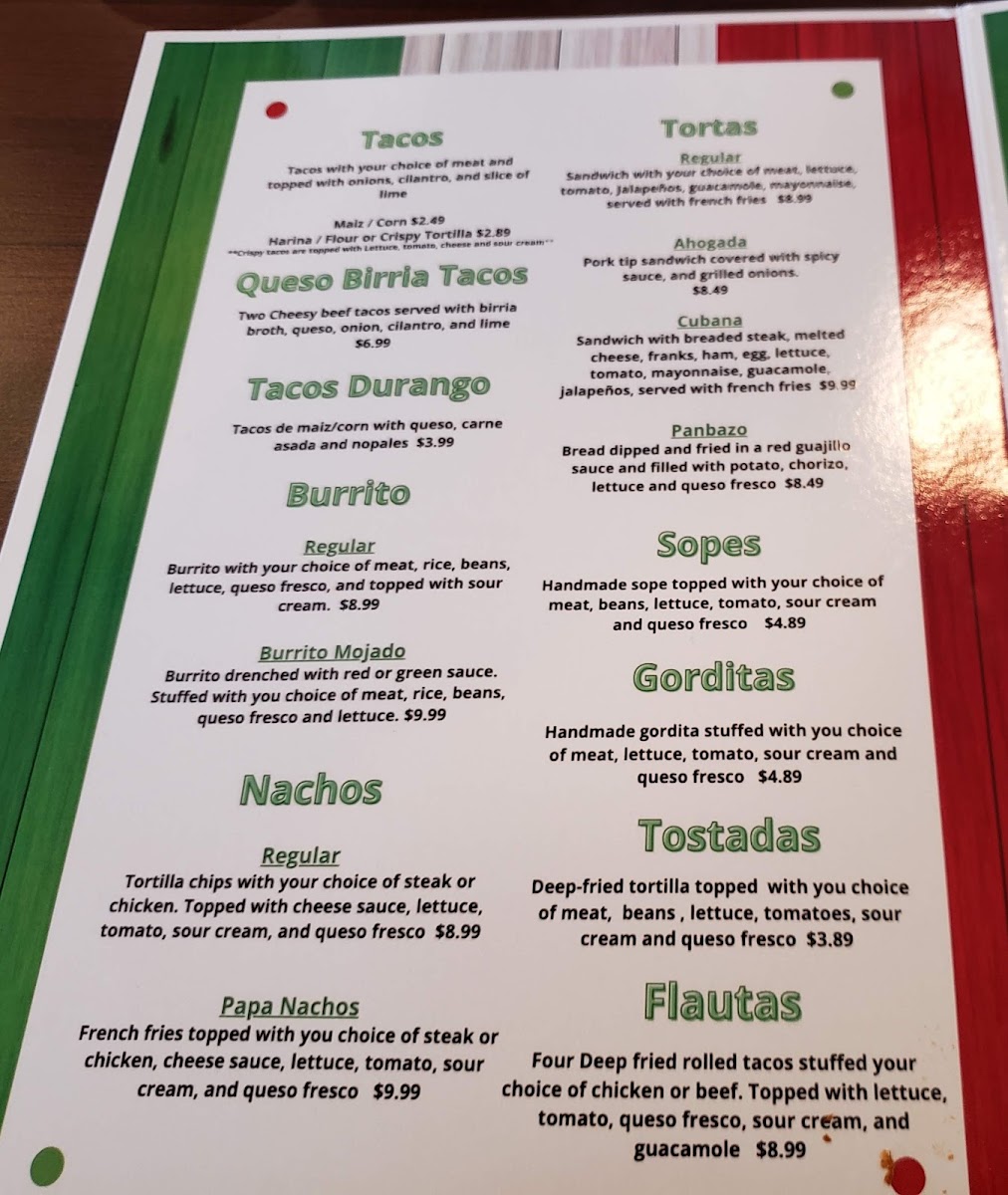 Menu Photo 0