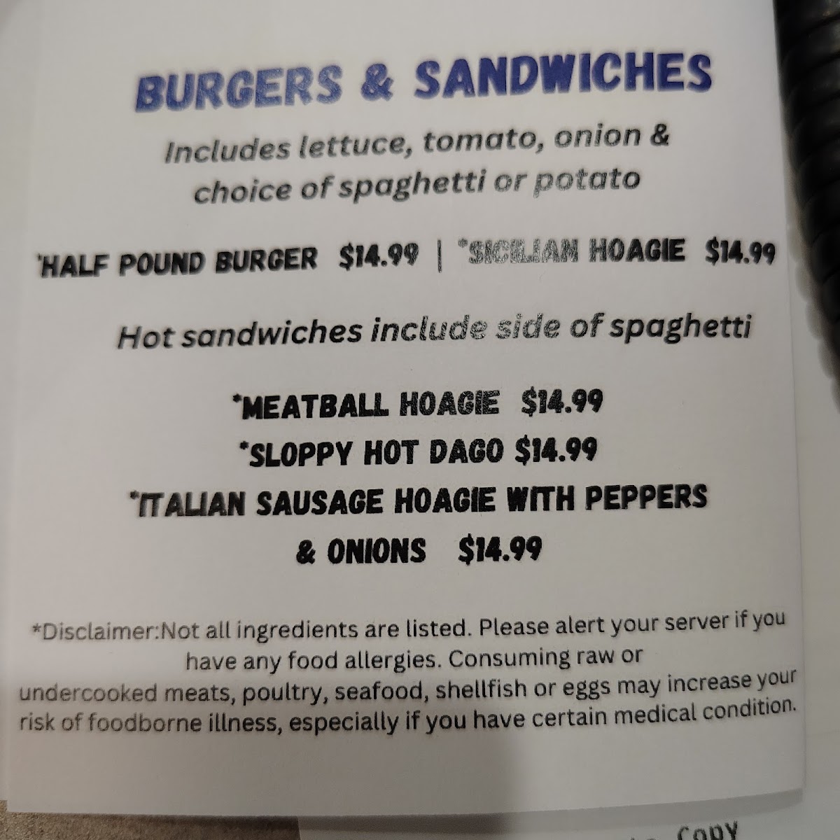 Menu Photo 2