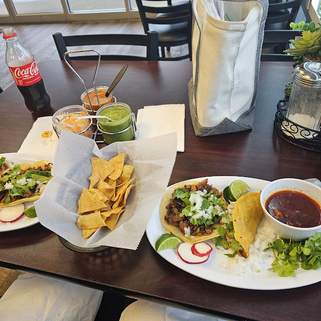 From Left to Right Chorizo Taco Enchilada Taco Enchilada Taco Taco Birria