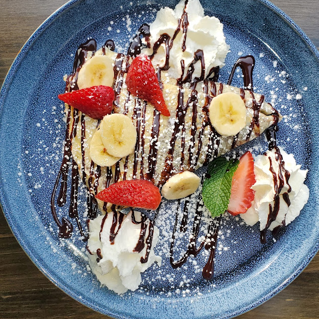 Strawberry Banana Nutella Crepes