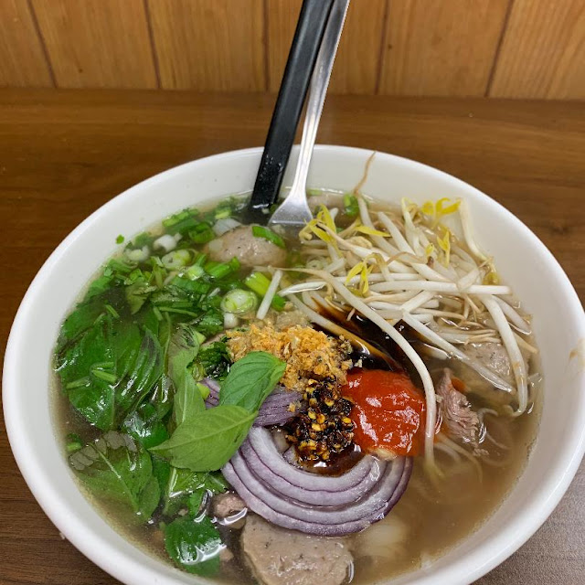 Pho Beef and Meatballs