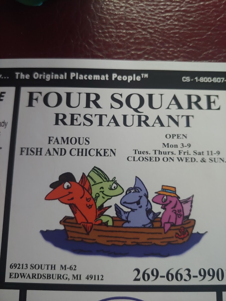 Four Square Restaurant Edwardsburg, MI - Photo 3