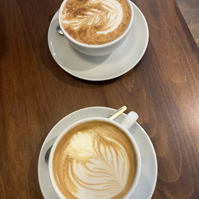 Oat Milk Latte and Chai Latte