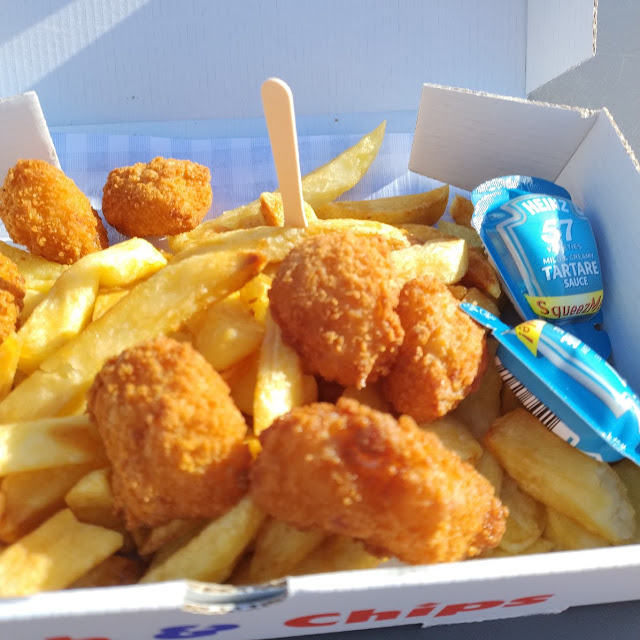 Scampi and Chips