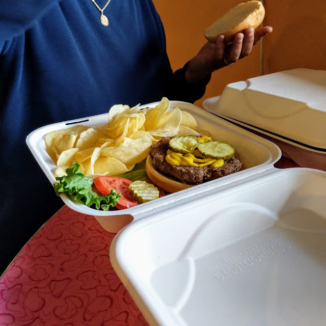 Burger and Fries