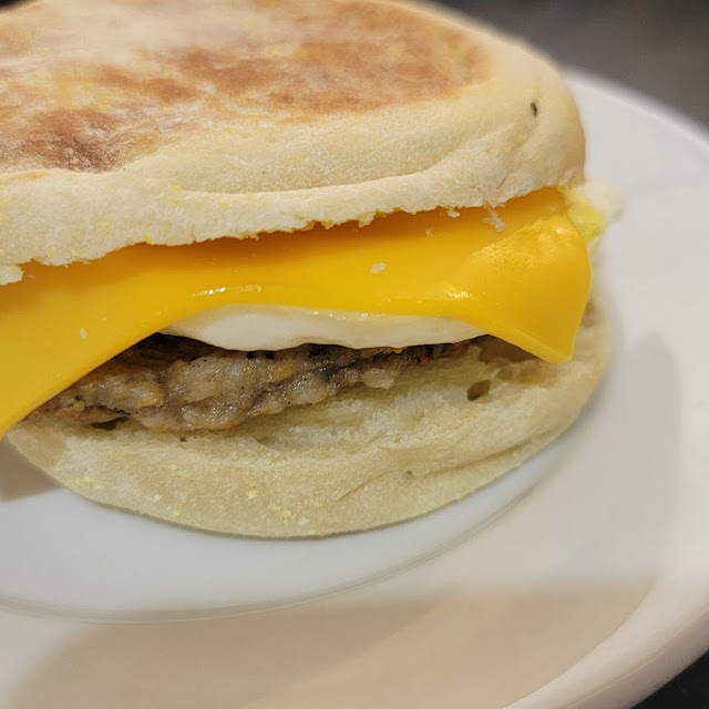 Sausage Egg and Cheese Muffin