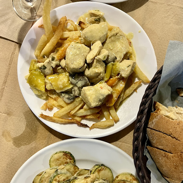 Mushrooms and Peppers