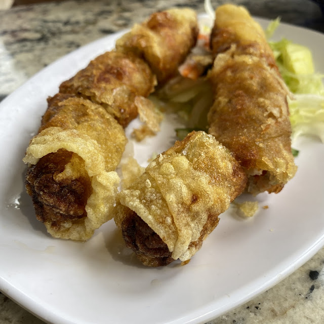 Minced Shrimp and Pork Wrapped in Tofu Skin