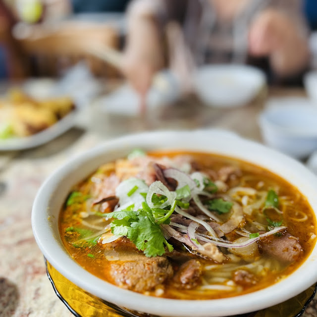 Sate Beef Rice Noodle Soup