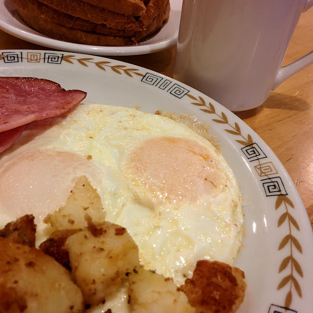 Eggs Ham Potatoes Toast