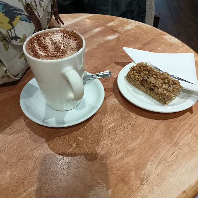 Flap Jack and Capaccino