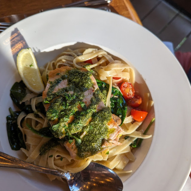 Salmon with Pesto