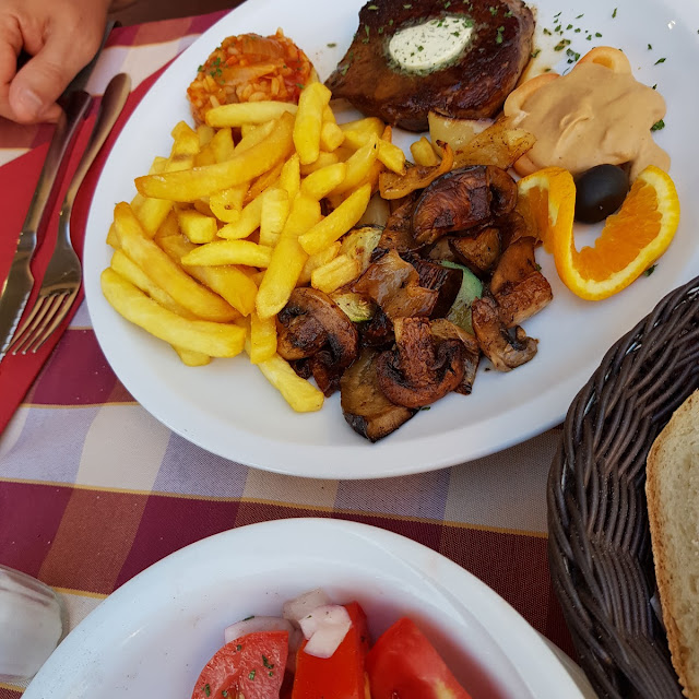 Steak Mit Gegrilltem Gemüse