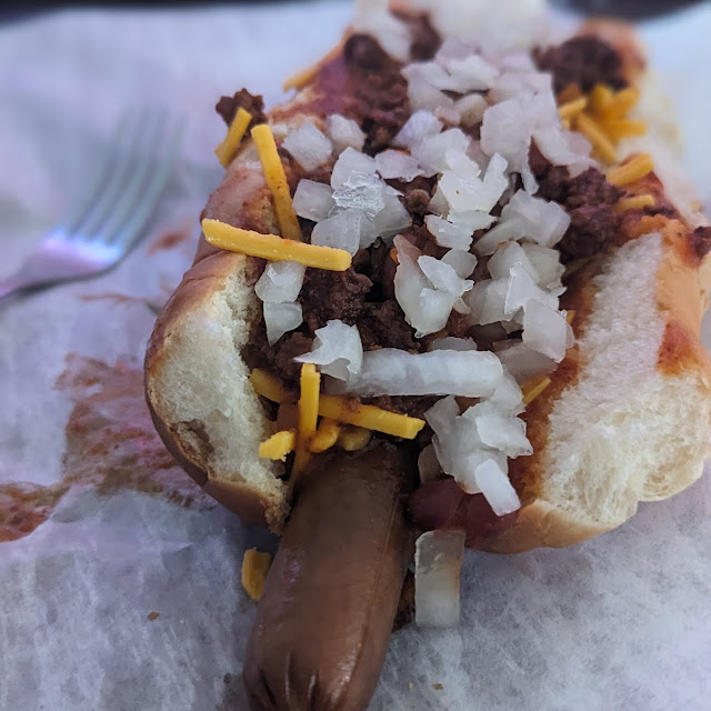 Footlong Chili Dog