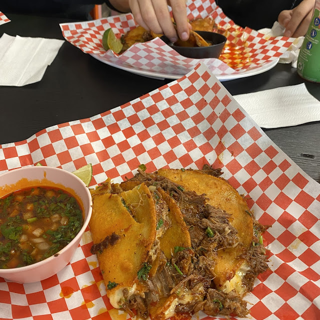 3 Quesabirria Tacos