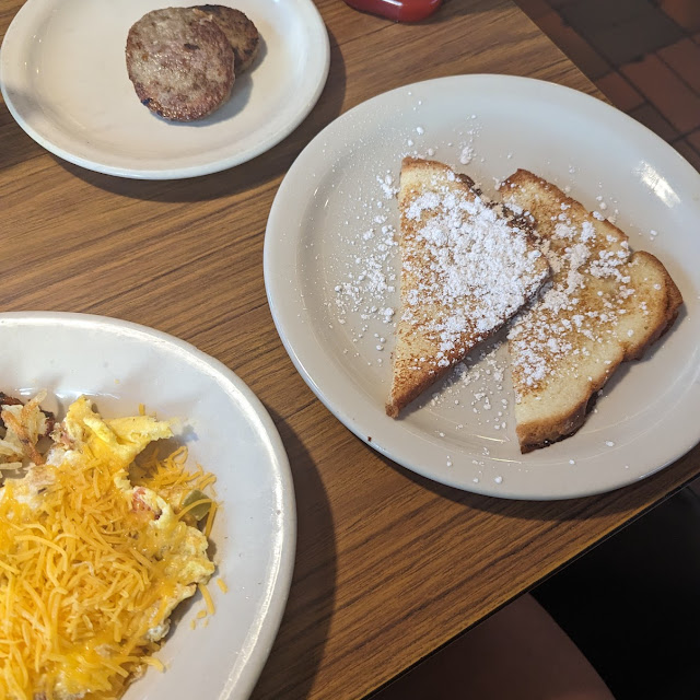 Eggneaters French Toast Served on 100 Wheat Bread